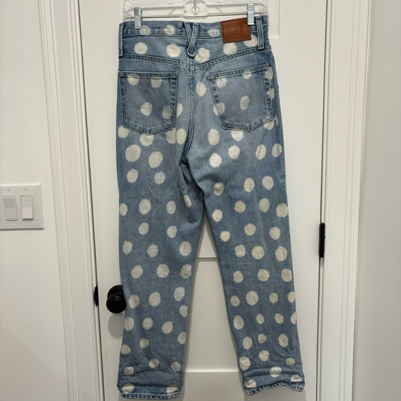 J.Crew x Point Sur Boyfriend Bleach Dot Jeans - Picture 3 of 5